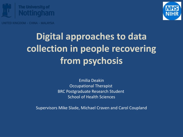 digital approaches to data collection in people n.w