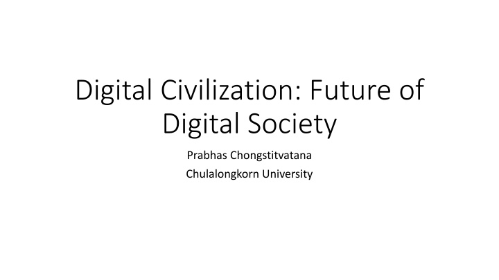 digital civilization future of digital society n.w