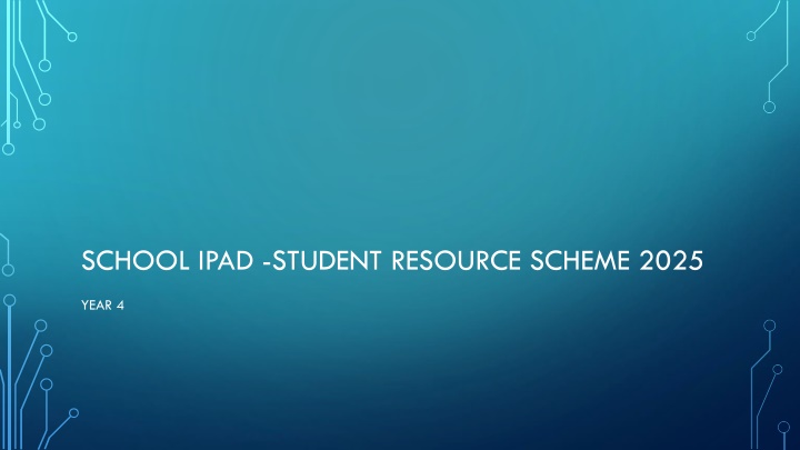 school ipad student resource scheme 2025 n.w