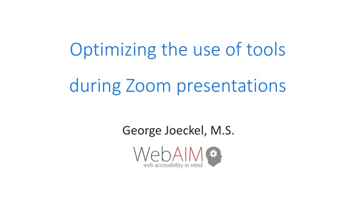 optimizing the use of tools n.w