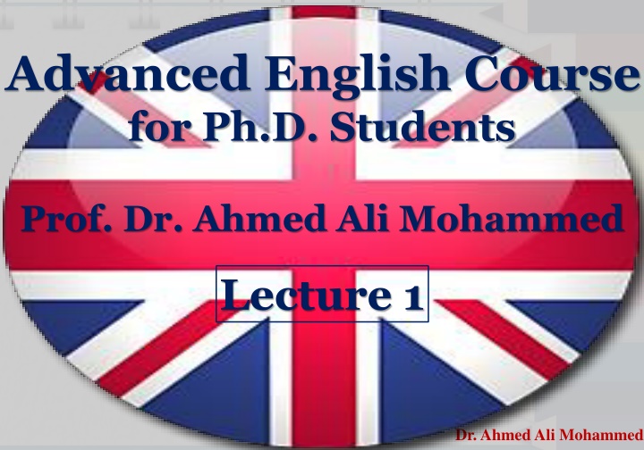 advanced english course for ph d students n.w