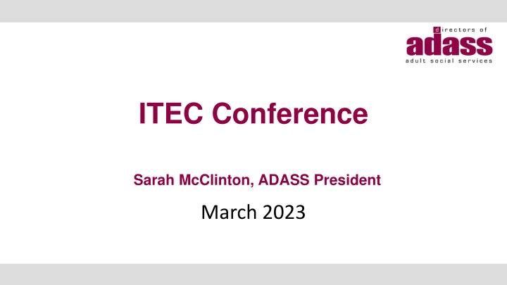 itec conference n.w