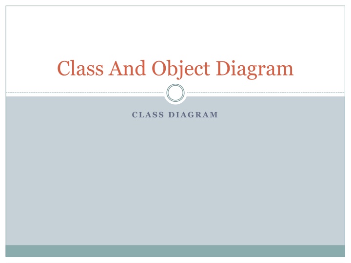 class and object diagram n.w