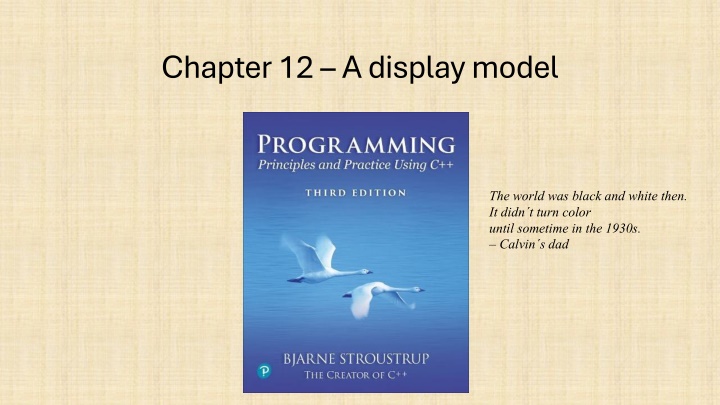 chapter 12 a display model n.w