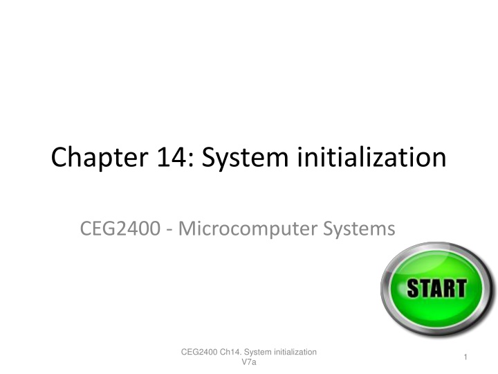 chapter 14 system initialization n.w