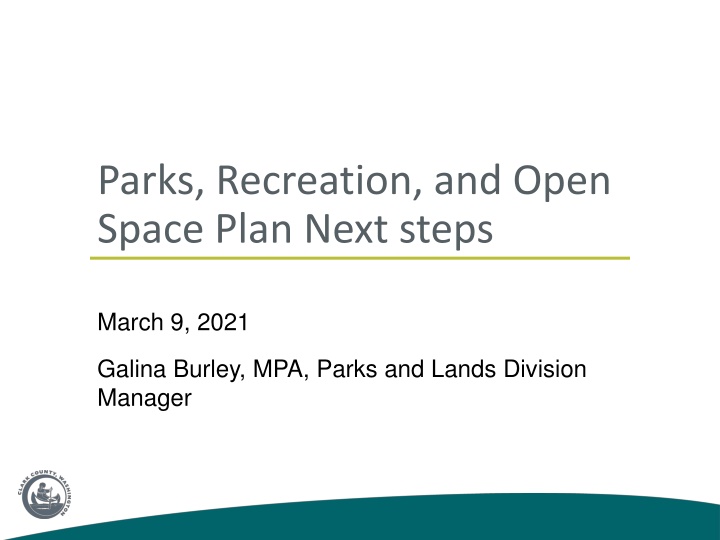 parks recreation and open space plan next steps n.w