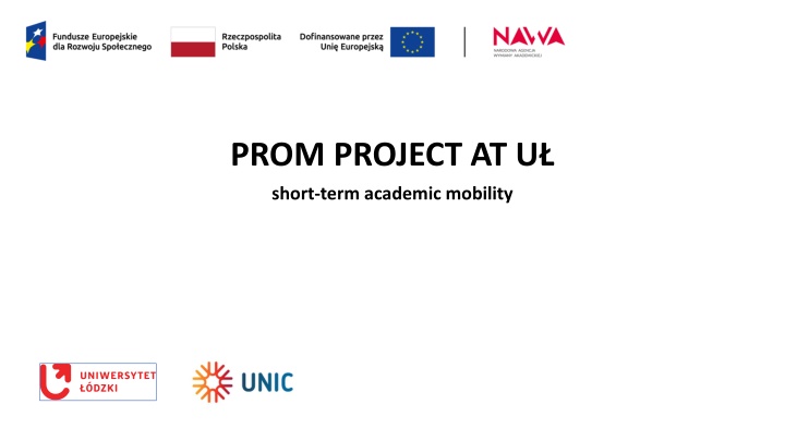 prom project at u n.w