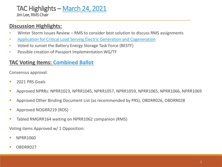tac highlights tac highlights march 24 2021 n.w