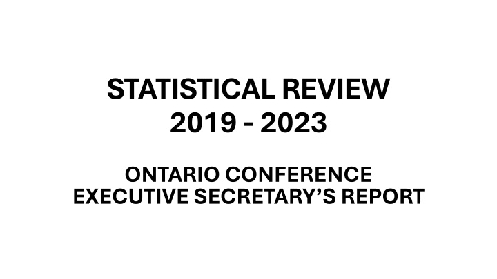 statistical review 2019 2023 n.w