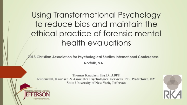using transformational psychology to reduce bias n.w