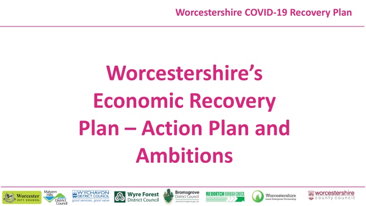 worcestershire covid 19 recovery plan n.w