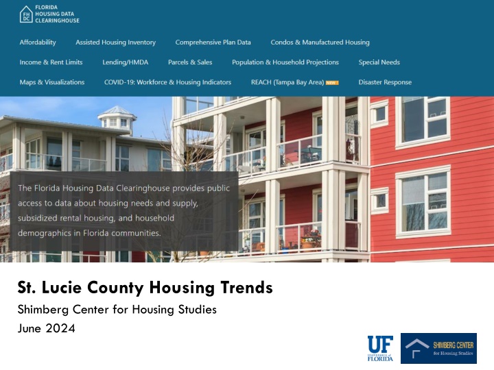 st lucie county housing trends shimberg center n.w