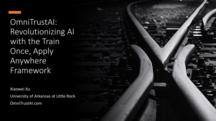 omnitrustai revolutionizing ai with the train n.w
