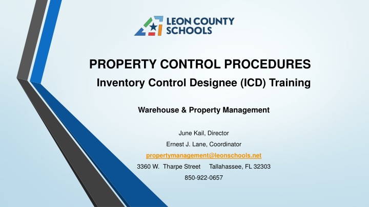property control procedures inventory control n.w