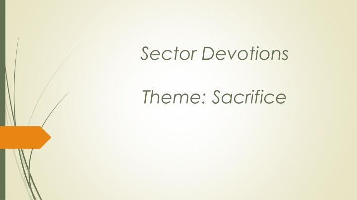 sector devotions n.w