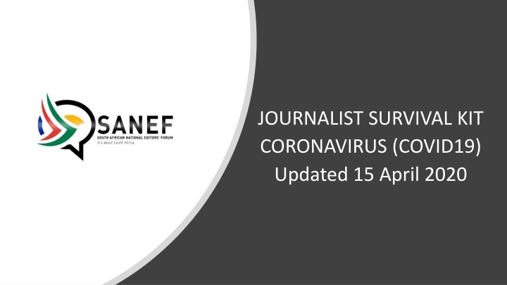 journalist survival kit coronavirus covid19 n.w