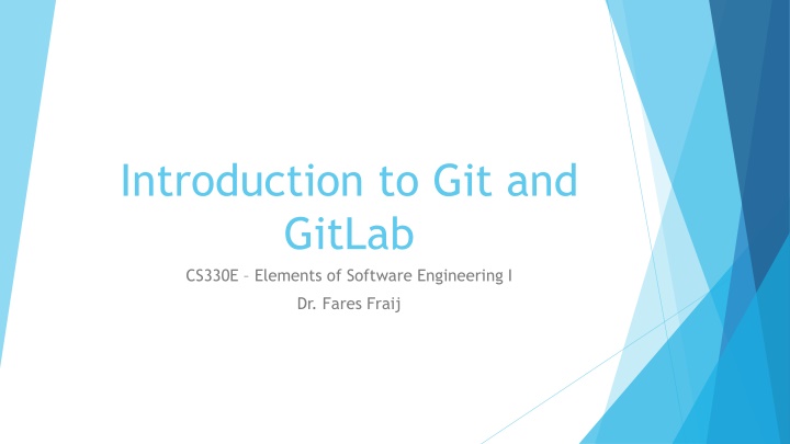 introduction to git and gitlab cs330e elements n.w
