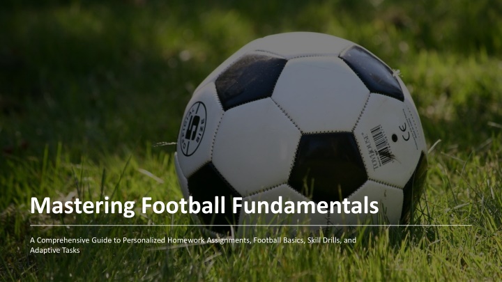 mastering football fundamentals n.w