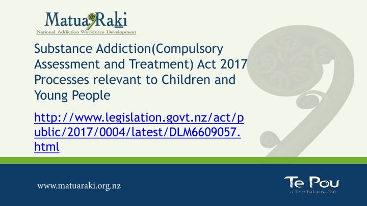substance addiction compulsory assessment n.w