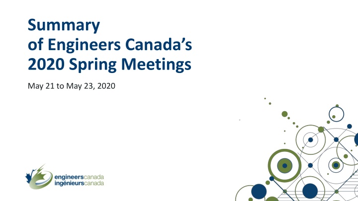 summary of engineers canada s 2020 spring meetings n.w