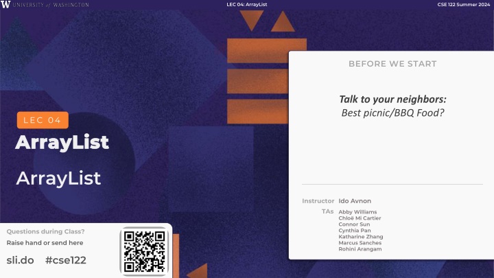 lec 04 arraylist n.w