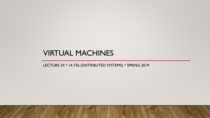 virtual machines n.w