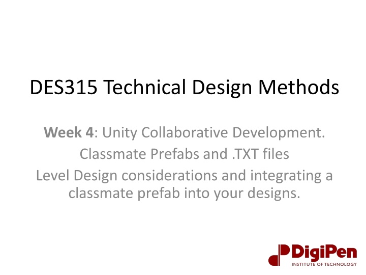 des315 technical design methods n.w