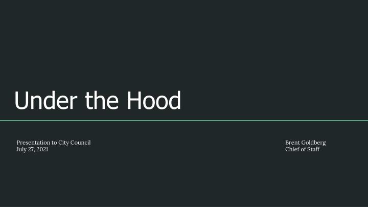 under the hood n.w