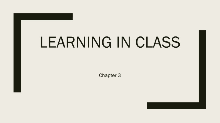 learning in class n.w