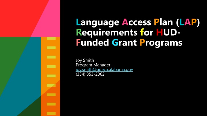 language access plan lap requirements n.w