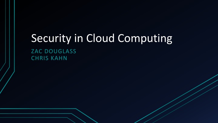 security in cloud computing n.w