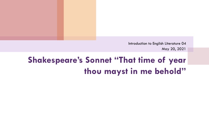 introduction to english literature 04 n.w