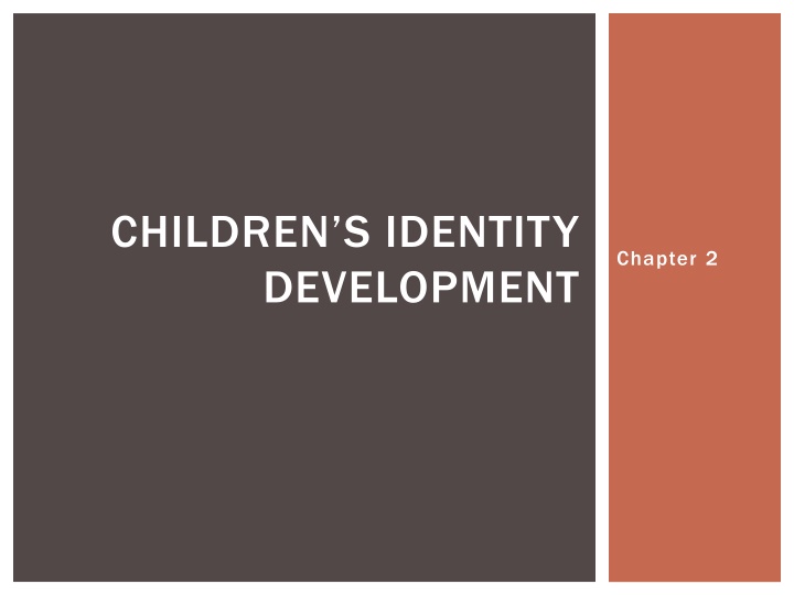 children s identity development n.w