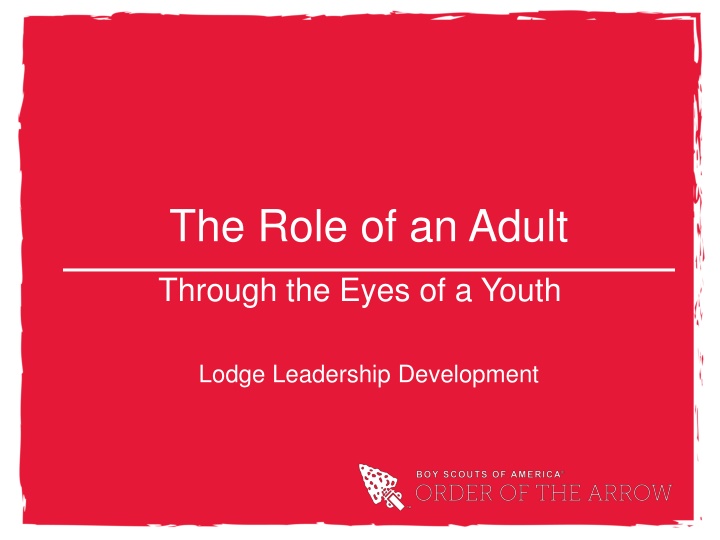 the role of an adult n.w