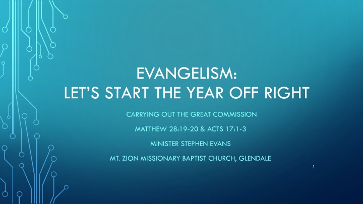evangelism n.w