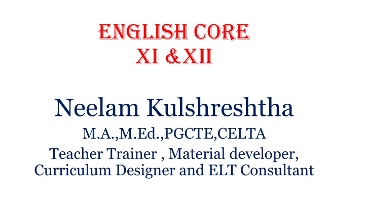 english core xi xii n.w