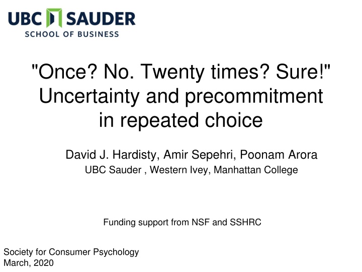 once no twenty times sure uncertainty n.w