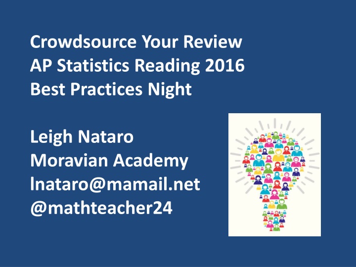 crowdsource your review ap statistics reading n.w