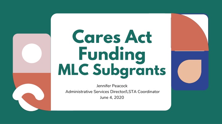 cares act funding mlc subgrants n.w