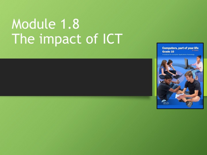 module 1 8 the impact of ict n.w