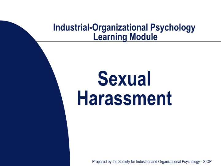 industrial organizational psychology learning n.w