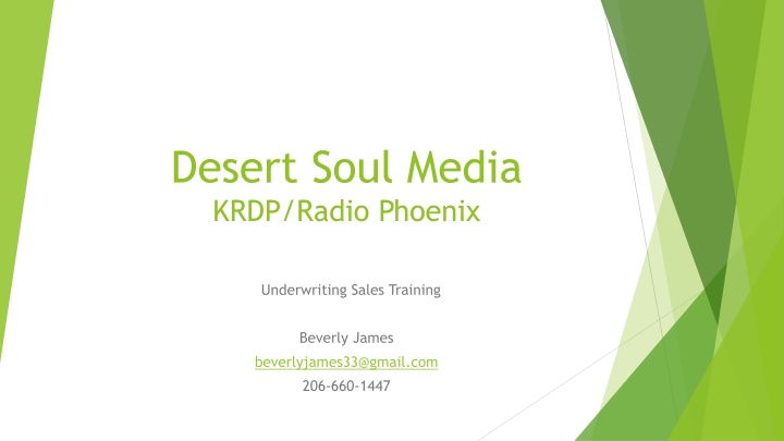 desert soul media krdp radio phoenix n.w