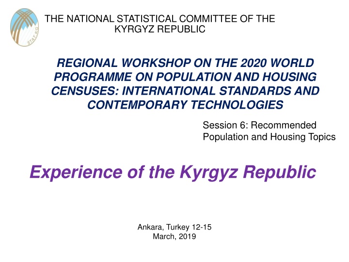 the national statistical committee of the kyrgyz n.w
