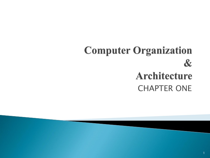 chapter one n.w