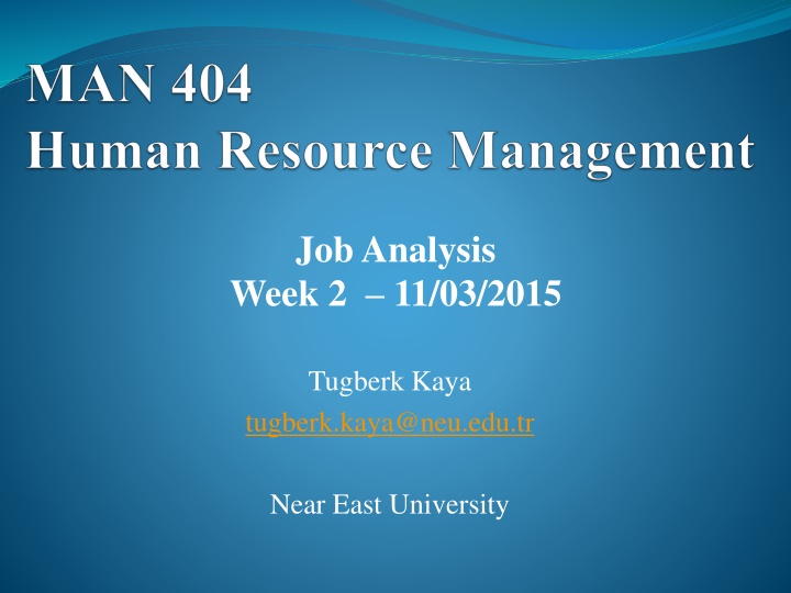 job analysis week 2 11 03 2015 n.w