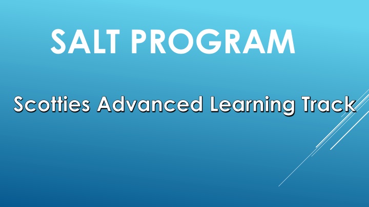 salt program n.w