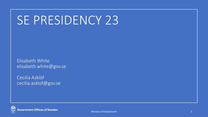 se presidency 23 n.w