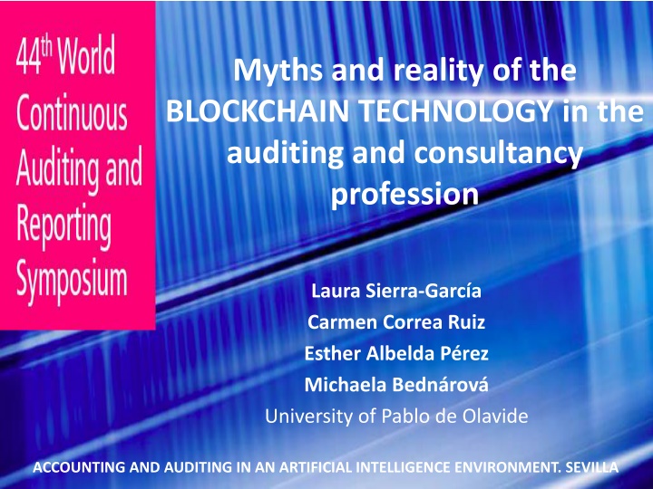 myths and reality of the blockchain technology n.w