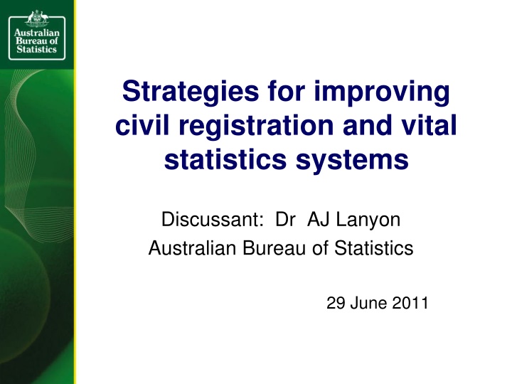 strategies for improving civil registration n.w