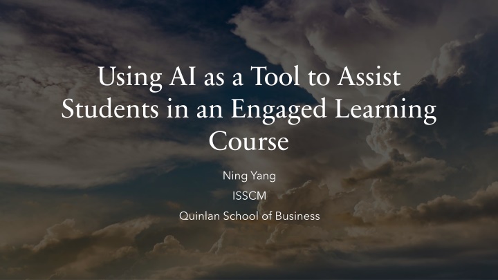 using ai as a tool to assist students n.w